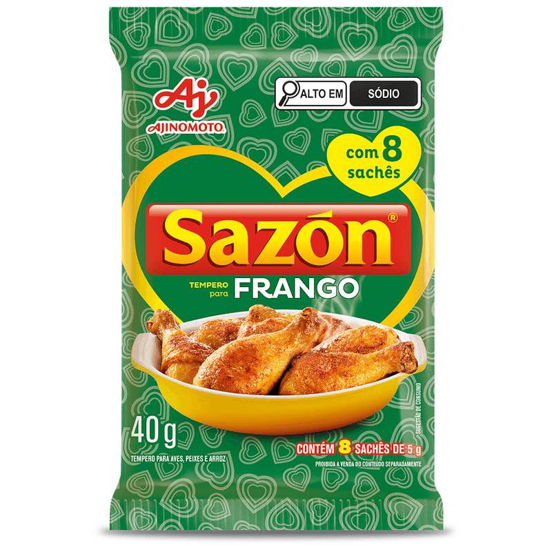 Tempero Em Pó Sazón® Para Frango 40G - Ajinomoto