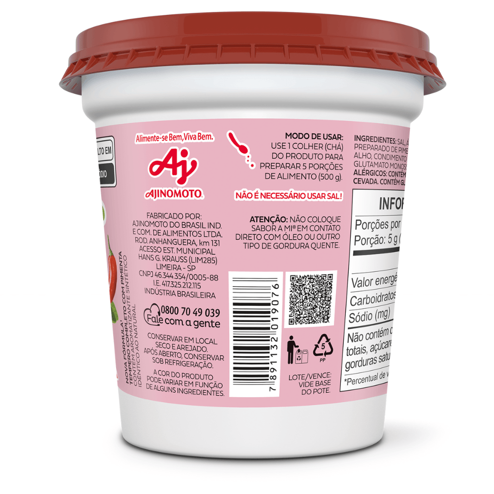 Sabor A Mi® Com Pimenta 1kg Ajinomoto