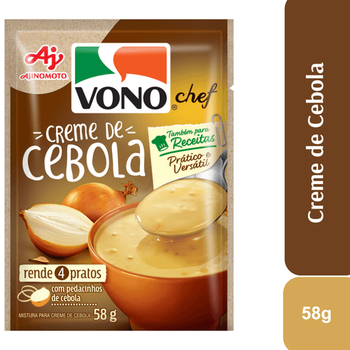 Sopa Cremosa VONO® Chef Sabor Creme De Cebola 58G