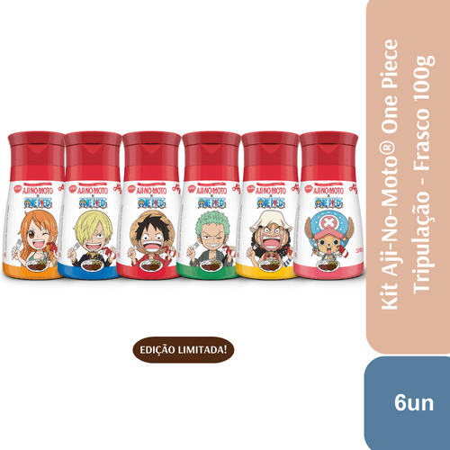 Kit Ajinomoto One Piece Frasco Tripulação