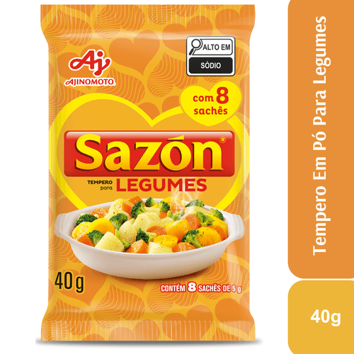 Tempero Em Pó SAZÓN® Para Legumes 40G